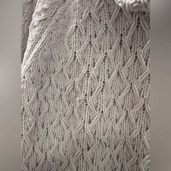 moon & madison Cozy Turtleneck Sweater, Lavender - Picture 3 of 4